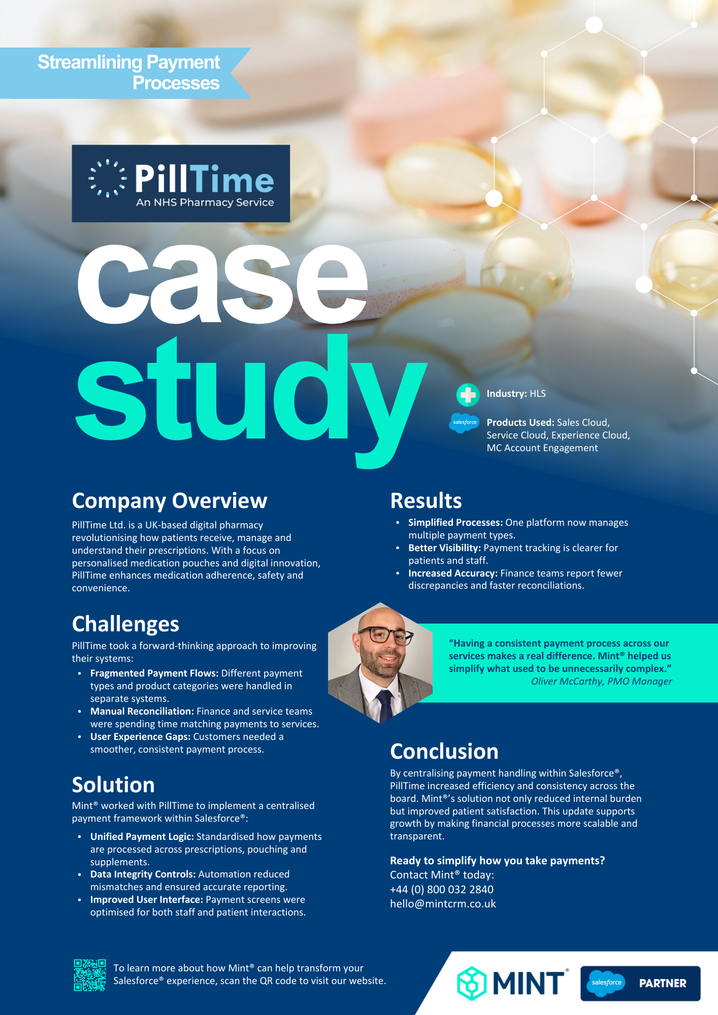 Mint® & PillTime -Salesforce® Payment Integration