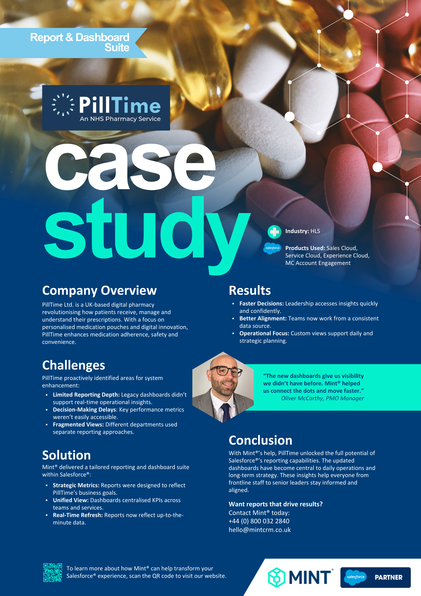 Mint® & PillTime - Salesforce® Report and Dashboard Suite