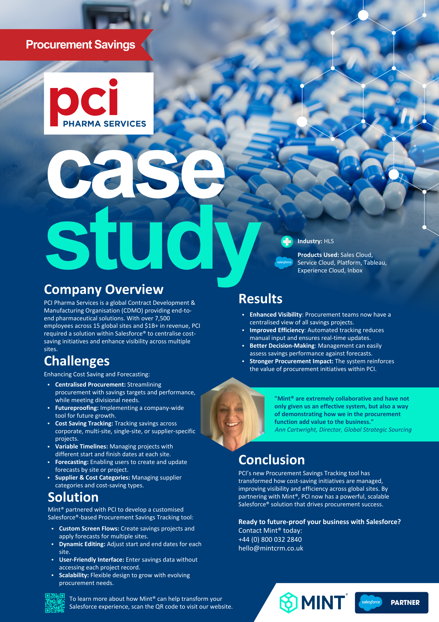Mint® & PCI - Salesforce® Procurement Solution Cas Study