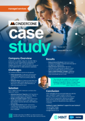 Cindercone Managed Service / Salesforce® Support Case Study