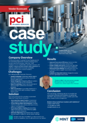 Mint® & PCI - Vendor Scorecard Solution Case Study