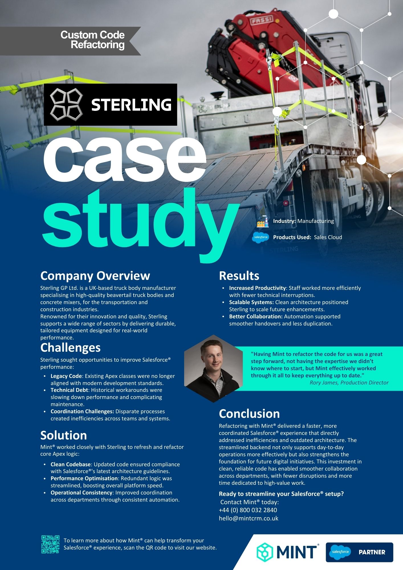 Mint® & Sterling GP - Salesforce® Code Refactoring
