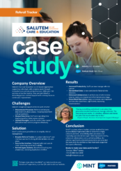 Mint® & Salutem - Salesforce® Referral Tracker Case Study
