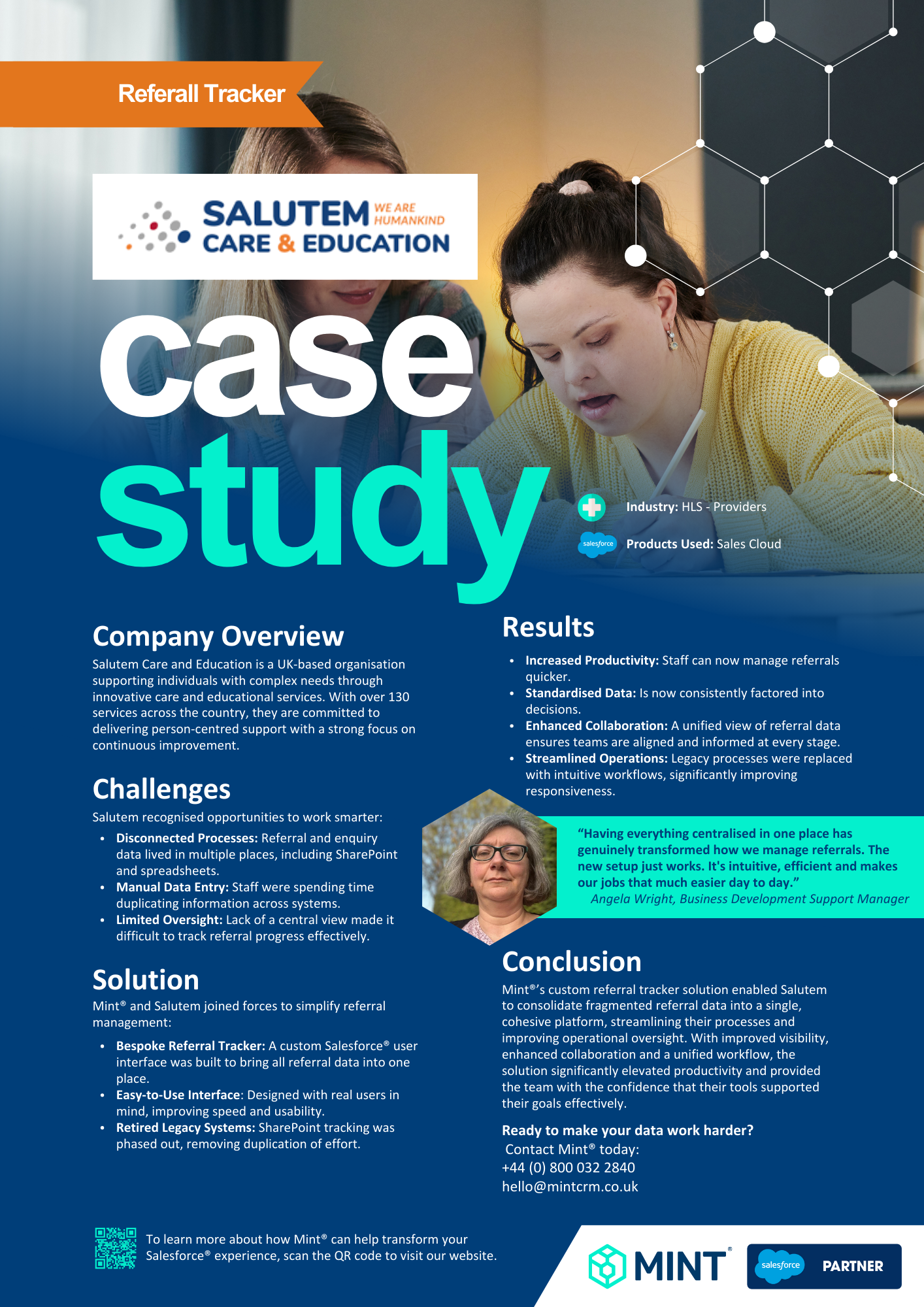 Mint® & Salutem - Salesforce® Referral Tracker Case Study