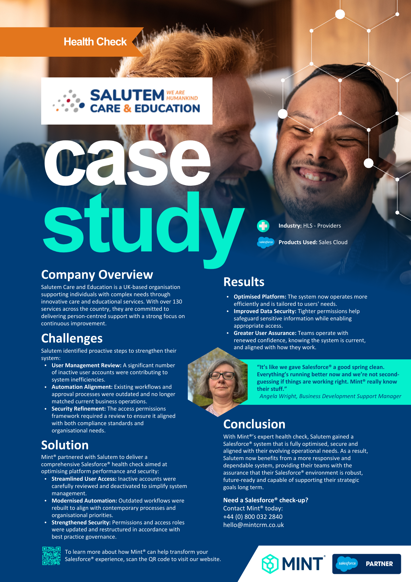Mint® & Salutem - Health Check Case Study