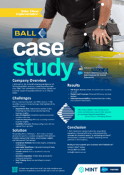 Mint® & F. Ball - Salesforce® Sales Cloud Implementation
