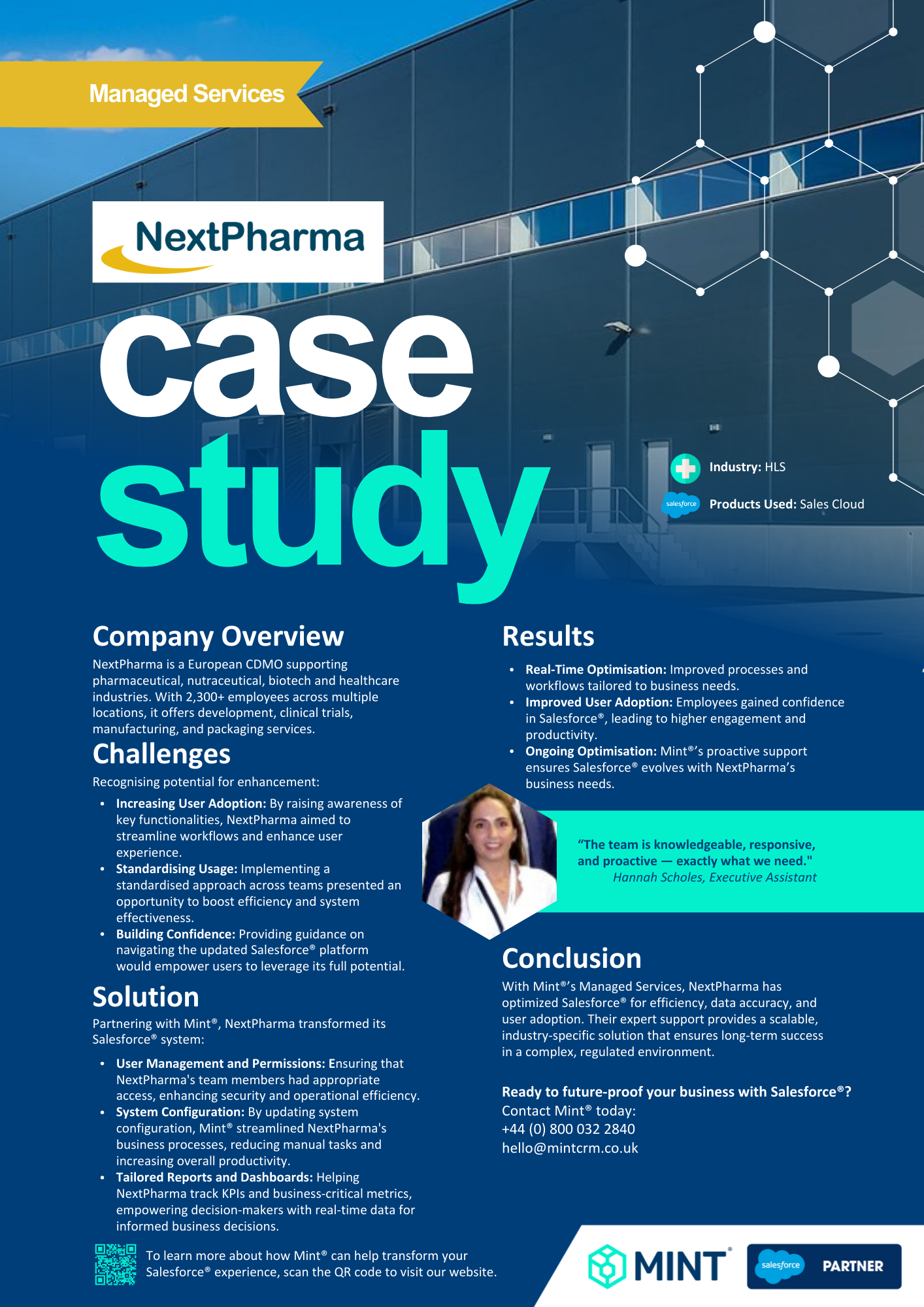 Mint® & NextPharma - Managed Services Agreement