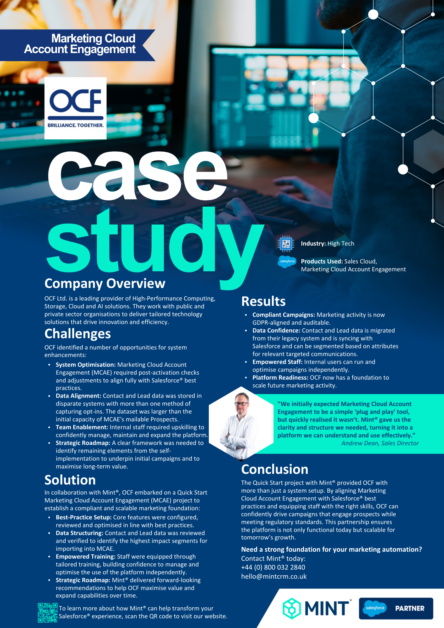 Mint® & OCF - Salesforce® Marketing Cloud Quick Start