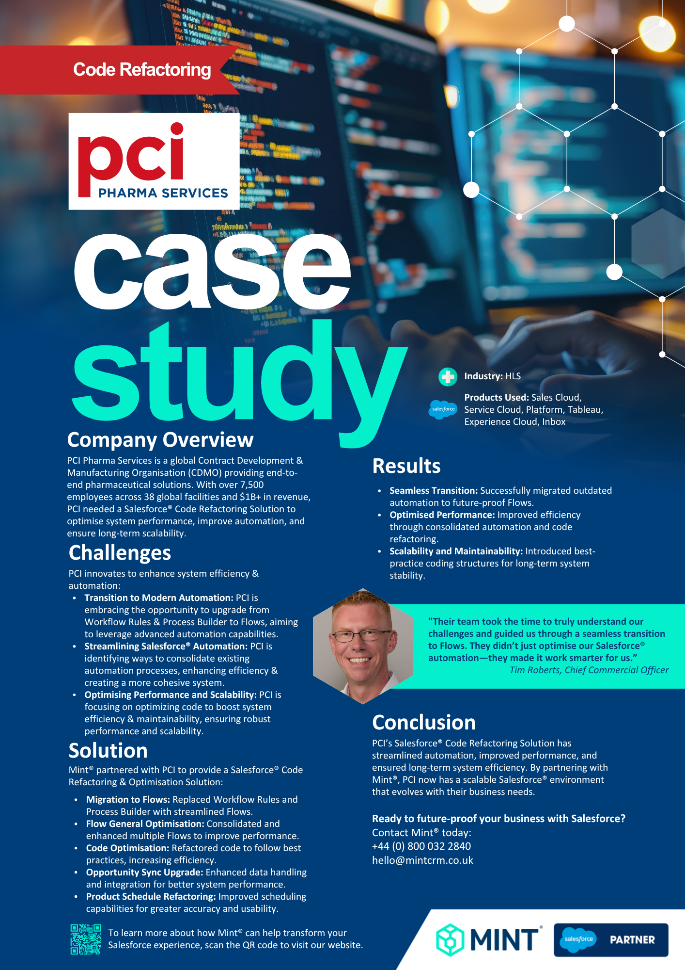 Mint® & PCI - Salesforce® Code Refactoring Case Study