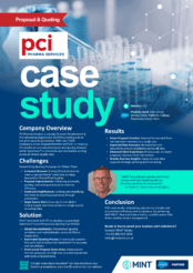 Mint® & PCI Proposal & Quoting Solution Case Study