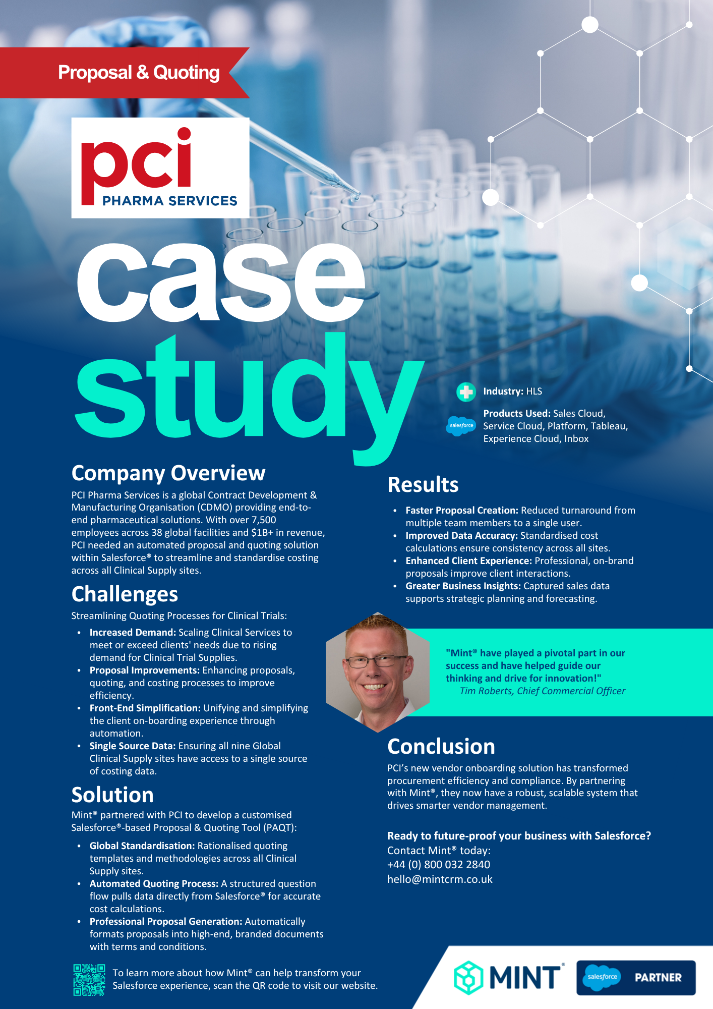 Mint® & PCI Proposal & Quoting Solution Case Study