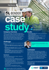 Mint® & Bender Inc. - Salesforce® Field Service implementation
